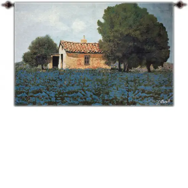 The Hill of Flowers Wall Tapestry