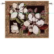 Magnolias in Bloom Fine Art Tapestry