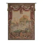 Danse Au Jardin Garden Dance French Wall Tapestry - 44 in. x 58 in. CottonWool by Jean-Baptiste Huet