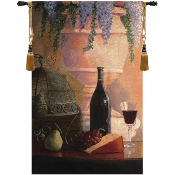 An Elegant Afternoon Gathering Fine Art Tapestry