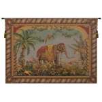 Le Elephant  European Tapestry Wall hanging