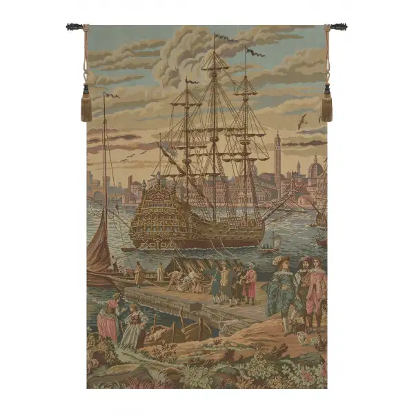 The Galleon Italian Wall Tapestry