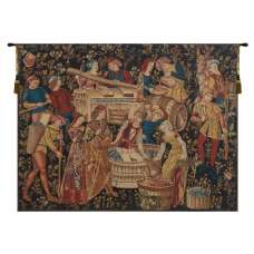 Grapes Harvest Vendanges Flanders Tapestry Wall Hanging