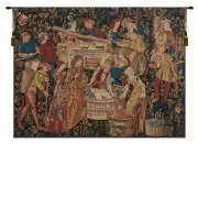 Grapes Harvest Vendanges Belgian Tapestry Wall Hanging - 42 in. x 32 in. Cotton/Viscose/Polyester by Charlotte Home Furnishings