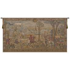 Medieval Brussels European Tapestry Wall Hanging