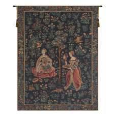 Seignorial scene European Tapestry Wall Hanging