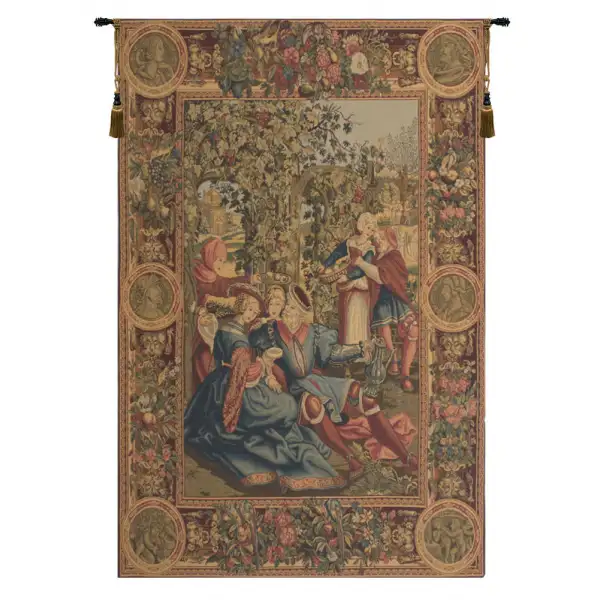 Charlotte Home Furnishing Inc. Belgium Tapestry - 39 in. x 57 in. | The Month of October