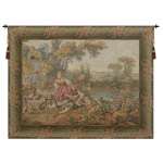 Fountain by the Lake 01 Wall Tapestry