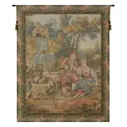 Romantic Musical Interlude Vertical Italian Wall Tapestry - 25 in. x 34 in. Cotton/Viscose/Polyester by Charlotte Home Furnishings