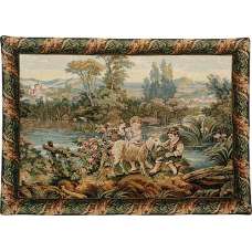 Children By the Lake Italian Tapestry