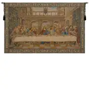 The Last Supper IV Italian Tapestry - 43 in. x 26 in. Cotton/Viscose/Polyester by Leonardo da Vinci