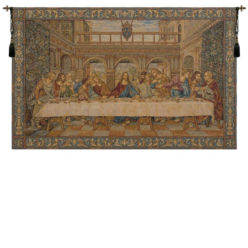The Last Supper IV Italian Tapestry Wall Hanging