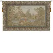 Washing Day at the Mill Horizontal  Italian Tapestry