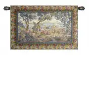 The Hunting Trip Italian Tapestry - 41 in. x 26 in. Cotton/Viscose/Polyester by Charlotte Home Furnishings