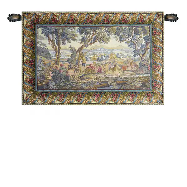 The Hunting Trip Italian Wall Tapestry