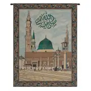 The Mosque European Tapestry - 26 in. x 34 in. Cotton/Viscose/Polyester by Charlotte Home Furnishings
