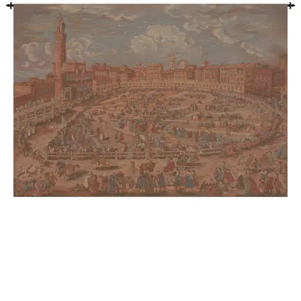 Charlotte Home Furnishing Inc. Italy Tapestry - 25 in. x 16 in. | Siena Town Square Italian Tapestry