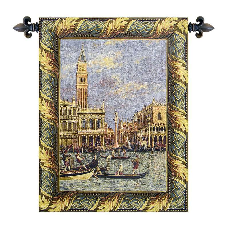 Piazza San Marco Italian Tapestry Wall Hanging