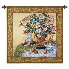 Asian Lilies Tapestry Wall Hanging