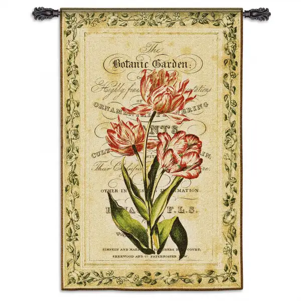 Charlotte Home Furnishing Inc. North America Tapestry - 34 in. x 53 in. Alexander | Botanical Garden I