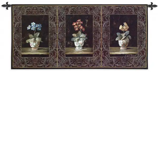 Charlotte Home Furnishing Inc. North America Tapestry - 57 in. x 26 in. | Cache Pot Quad