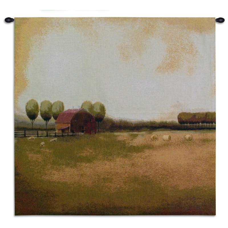Rural Landscape II Tapestry Wall Hanging