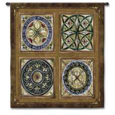 Rosette Tapestry Wall Hanging