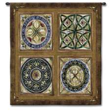 Rosette Tapestry Wall Hanging