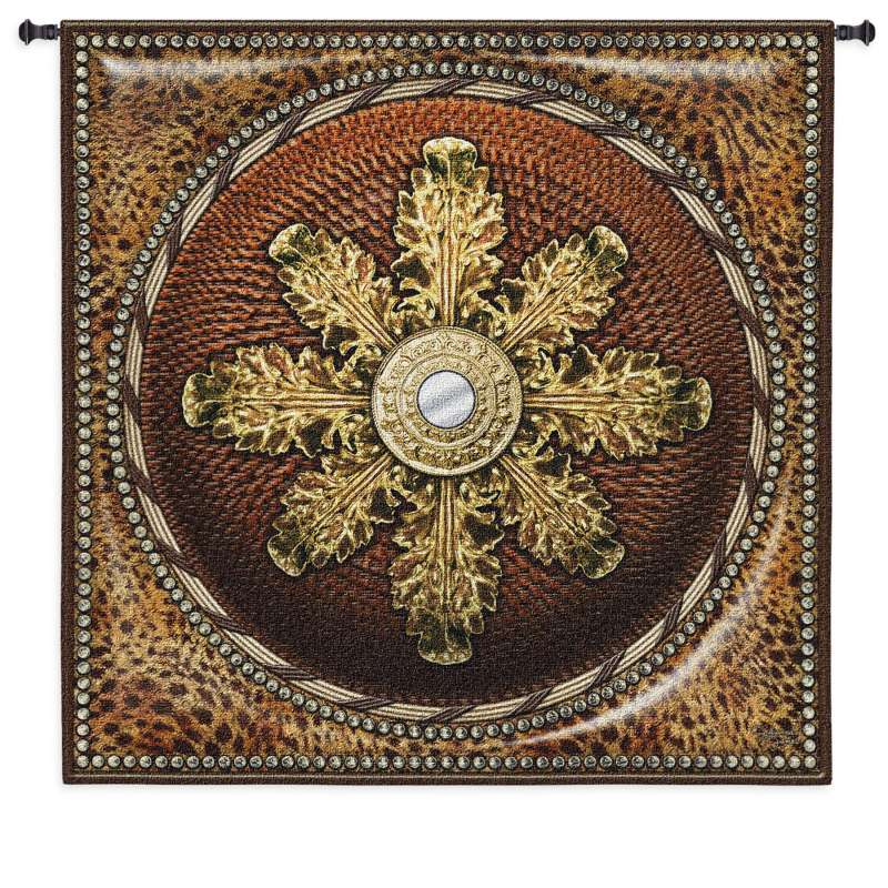 Leopard Mirror Tapestry Wall Hanging