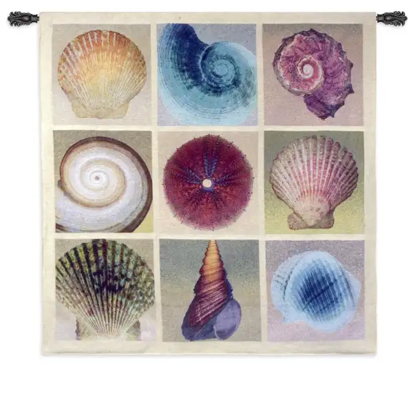 Charlotte Home Furnishing Inc. North America Tapestry - 52 in. x 52 in. Mertens | Shell Collection