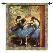 Dancers in Blue Wall Tapestry