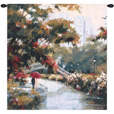 View from the Park Fine Art Tapestry