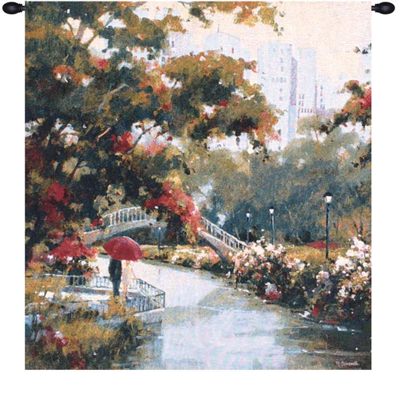 View from the Park Fine Art Tapestry