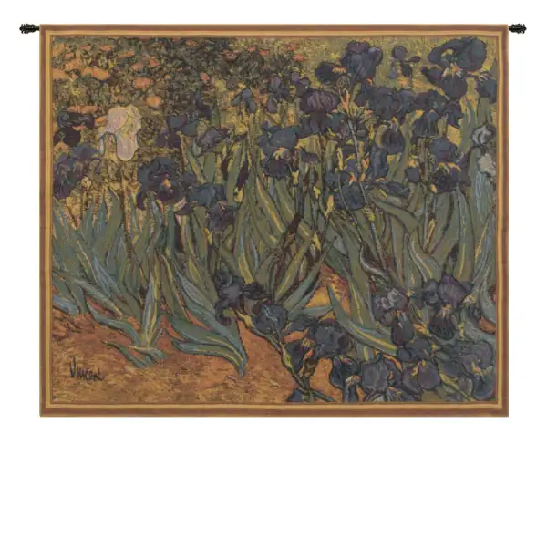 Iris Belgian Tapestry Wall Hanging
