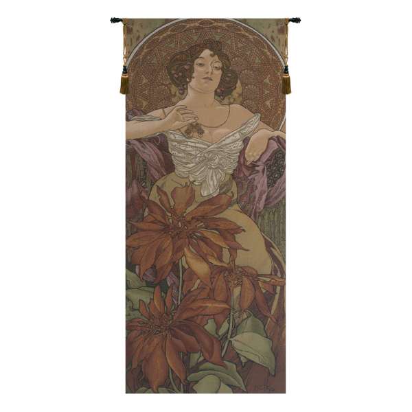 Mucha Rubis Belgian Wall Tapestry