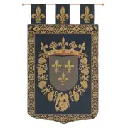 Blois Belgian Tapestry Wall Hanging - 18 in. x 24 in. Cotton/Viscose/Polyester by Charlotte Home Furnishings