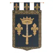 Jehanne D Arc Belgian Tapestry Wall Hanging - 18 in. x 24 in. Cotton/Viscose/Polyester by Charlotte Home Furnishings
