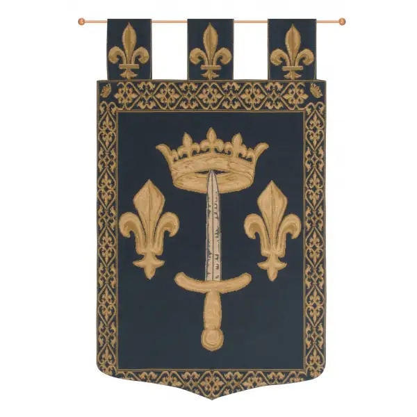 Jehanne D Arc Belgian Tapestry Wall Hanging