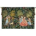 Scenes Gallantes Without Border French Wall Tapestry