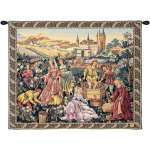 Vendanges au Chateau French Wall Tapestry