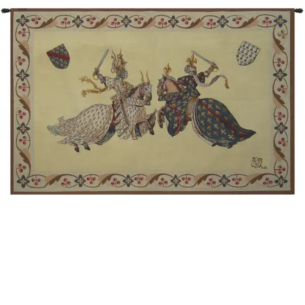 Charlotte Home Furnishing Inc. France Tapestry - 26 in. x 18 in. | Tournoi du roi Rene French Tapestry