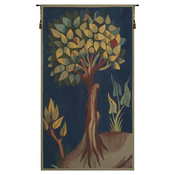 Charlotte Home Furnishing Inc. France Tapestry - 27 in. x 46 in. Nicolas Bataille | Fruit Tree Arbre Fruitier French Tapestry