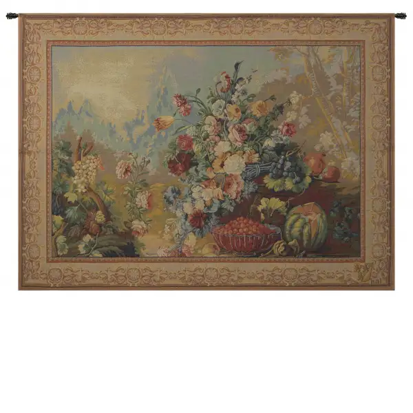 Charlotte Home Furnishing Inc. France Tapestry - 36 in. x 27 in. | Bouquet d Arlay I French Tapestry