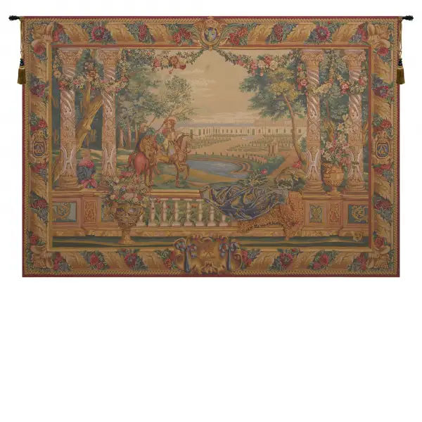 Charlotte Home Furnishing Inc. France Tapestry - 54 in. x 36 in. Charles le Brun. | Louis XIV of Versailles French Tapestry