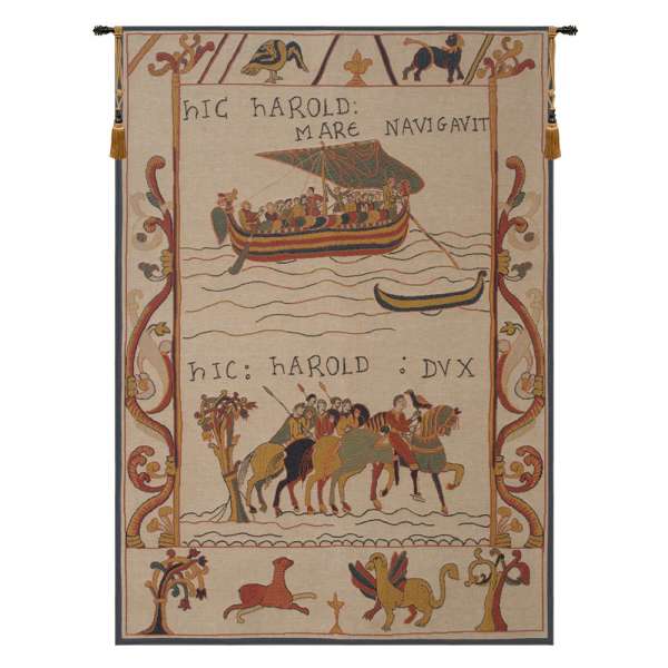 Harold et William Harold and William French Wall Tapestry