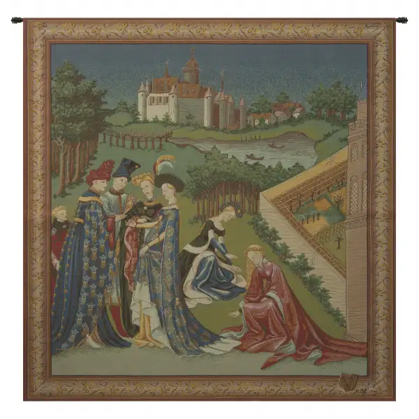Charlotte Home Furnishing Inc. France Tapestry - 34 in. x 36 in. | April French Tapestry