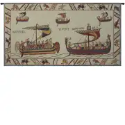 Les Normands The Norman Fleet French Wall Tapestry