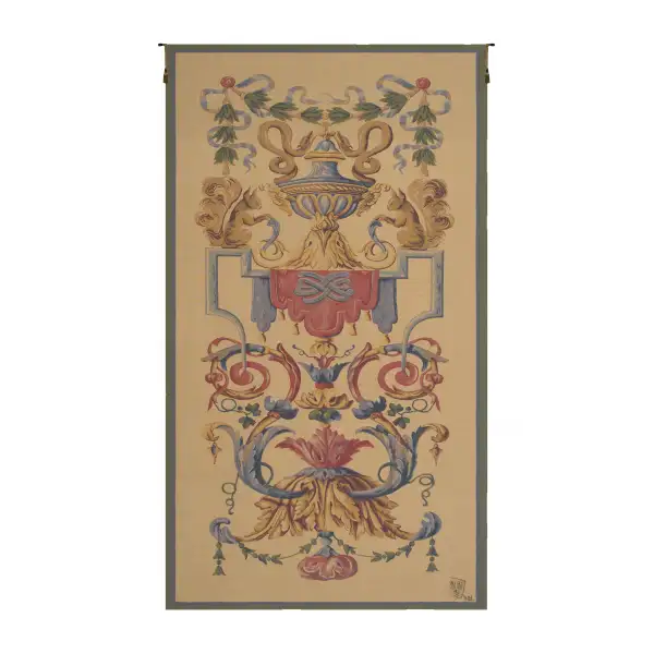 Charlotte Home Furnishing Inc. France Tapestry - 34 in. x 64 in. Lebrun | Vau Le Vicomte French Tapestry