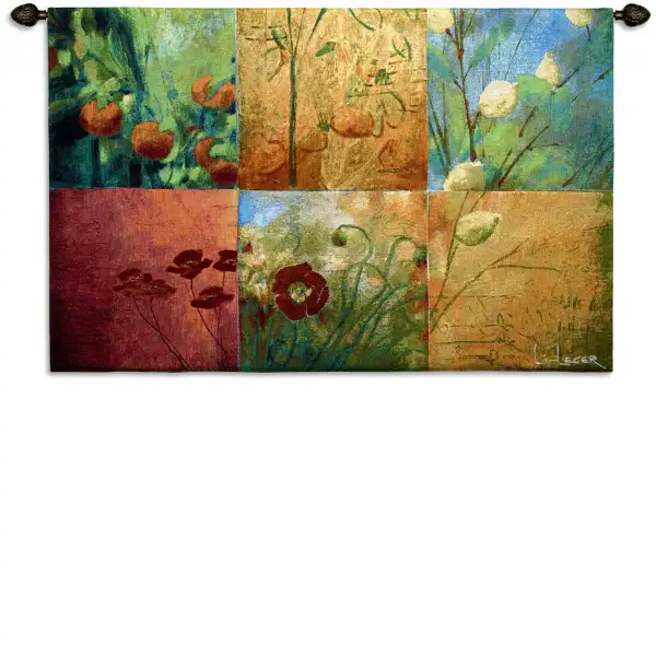 Charlotte Home Furnishing Inc. North America Tapestry - 52 in. x 33 in. | Citrus Garden Botancial Contemporary
