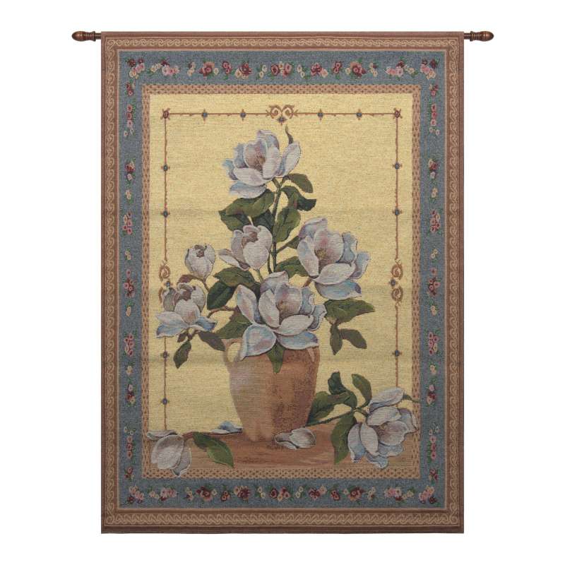 Spring Magnolias I Fine Art Tapestry
